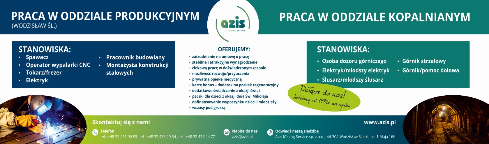 Drążenie wyrobisk górniczych WODZISŁAW ŚLĄSKI